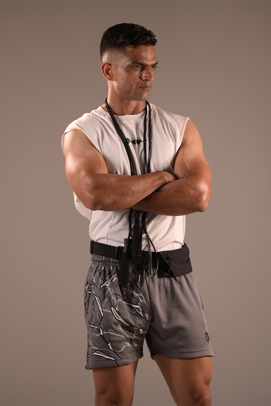 OG Ash Surge Performance Shorts 5” [Silver Ash]