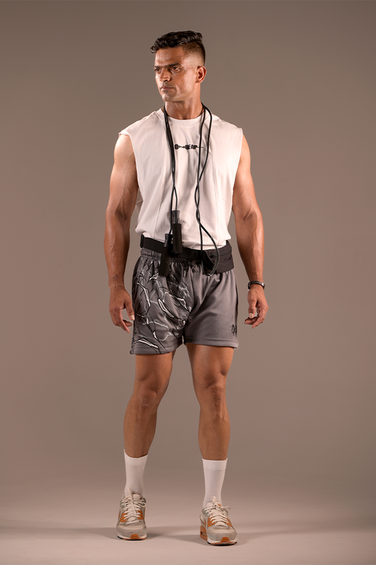 OG Ash Surge Performance Shorts 5” [Silver Ash]